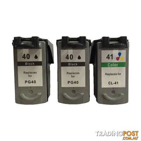 Remanufactured Value Pack 2 x PG40 Black & 1 x CL41 Colour