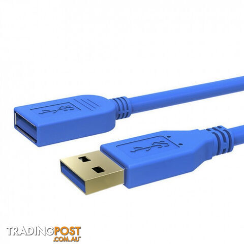 SIMPLECOM CA312 1.2M 4FT USB 3.0 SuperSpeed Extension Cable Insulation Protected Gold Plated