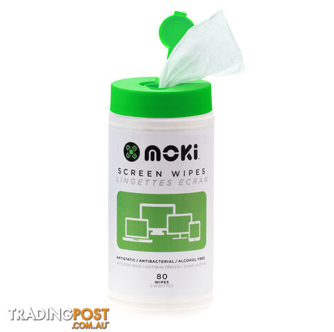 Moki 80 Screen Wipes