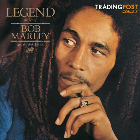 Bob Marley - Legend - Vinyl Album & Crosley Record Storage Display lay Stand