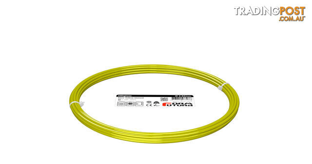 PETG Filament HDglass 2.85mm Fluor Yellow Stained 50 gram 3D Printer Filament