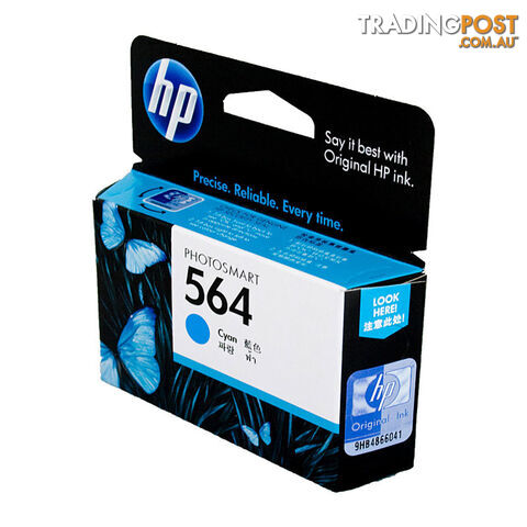 HP 564 Cyan Ink Cartridge CB318WA