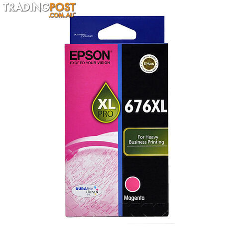 EPSON 676XL Magenta Ink Cartridge