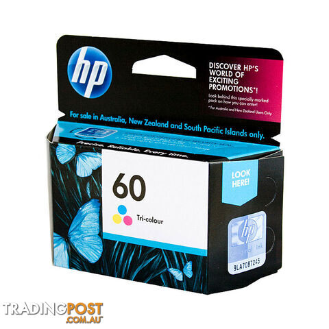 HP 60 Tri Color Ink CC643WA