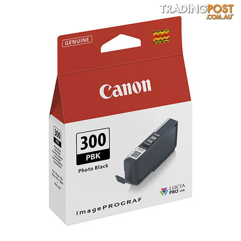 CANON PFI300 Ph Black Ink Tank