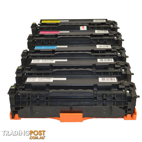 CC530A #304A CART-318CART-418 Series Premium Generic Toner Set PLUS Extra Black