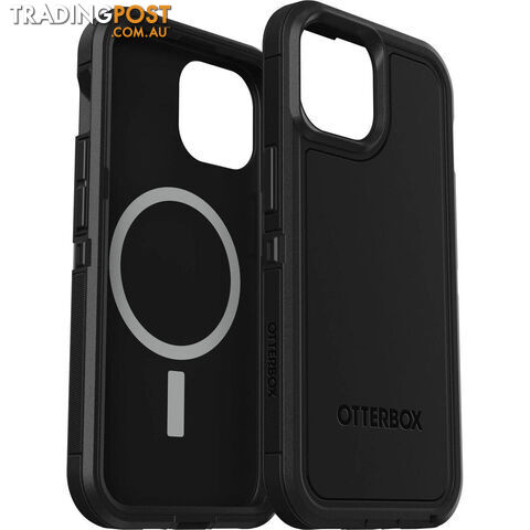 OTTERBOX Defender XT MagSafe Apple iPhone 15 Plus / iPhone 14 Plus (6.7') Case Black - (77-92961), DROP+ 5X Military Standard,Multi-Layer,Raised Edges