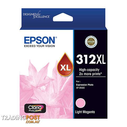 EPSON 312XL Light Magenta Ink Cartridge