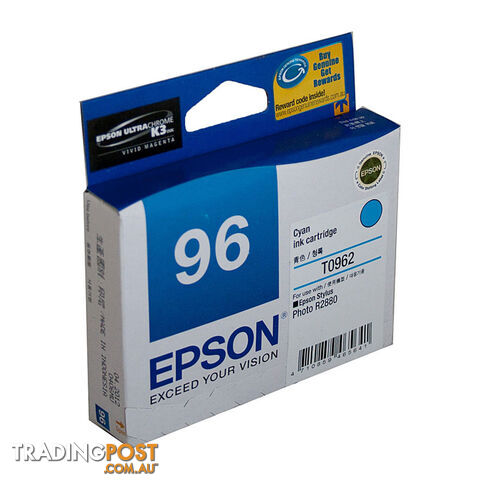 EPSON T0962 Cyan Ink Cartridge