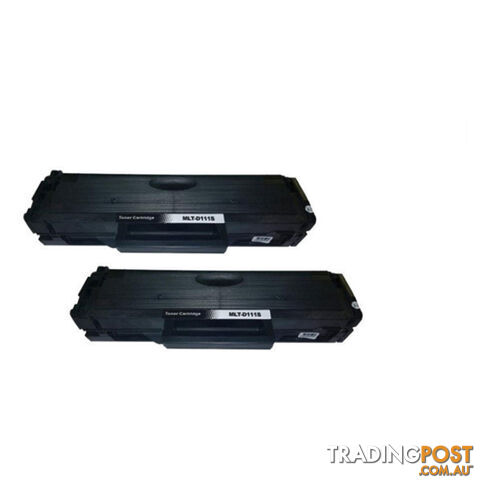 2 x MLT-D111s Black Premium Generic Toner