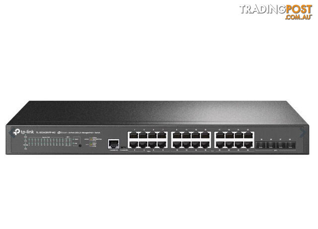 TP-LINK TL-SG3428XPP-M2 Omada JetStream 24-Port 2.5GBASE-T and 4-Port 10GE SFP+ L2+ Managed Switch with 16-Port PoE+ & 8-Port PoE++ by Omada SDN