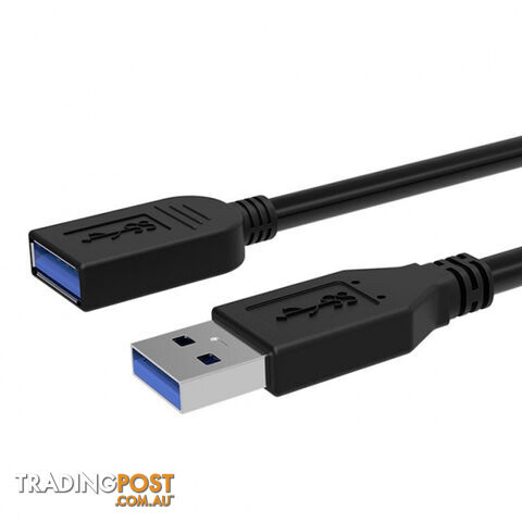SIMPLECOM CA305 0.5M USB 3.0 SuperSpeed Extension Cable Insulation Protected 50CM
