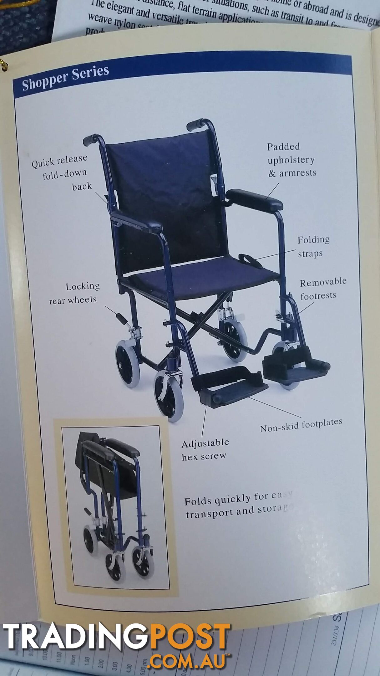 TRANSIT WHEELCHAIR