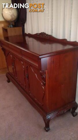 Ornate Mirror. Vintage Cedar Buffet. Dining Chairs REDUCED - photo 5 of 10