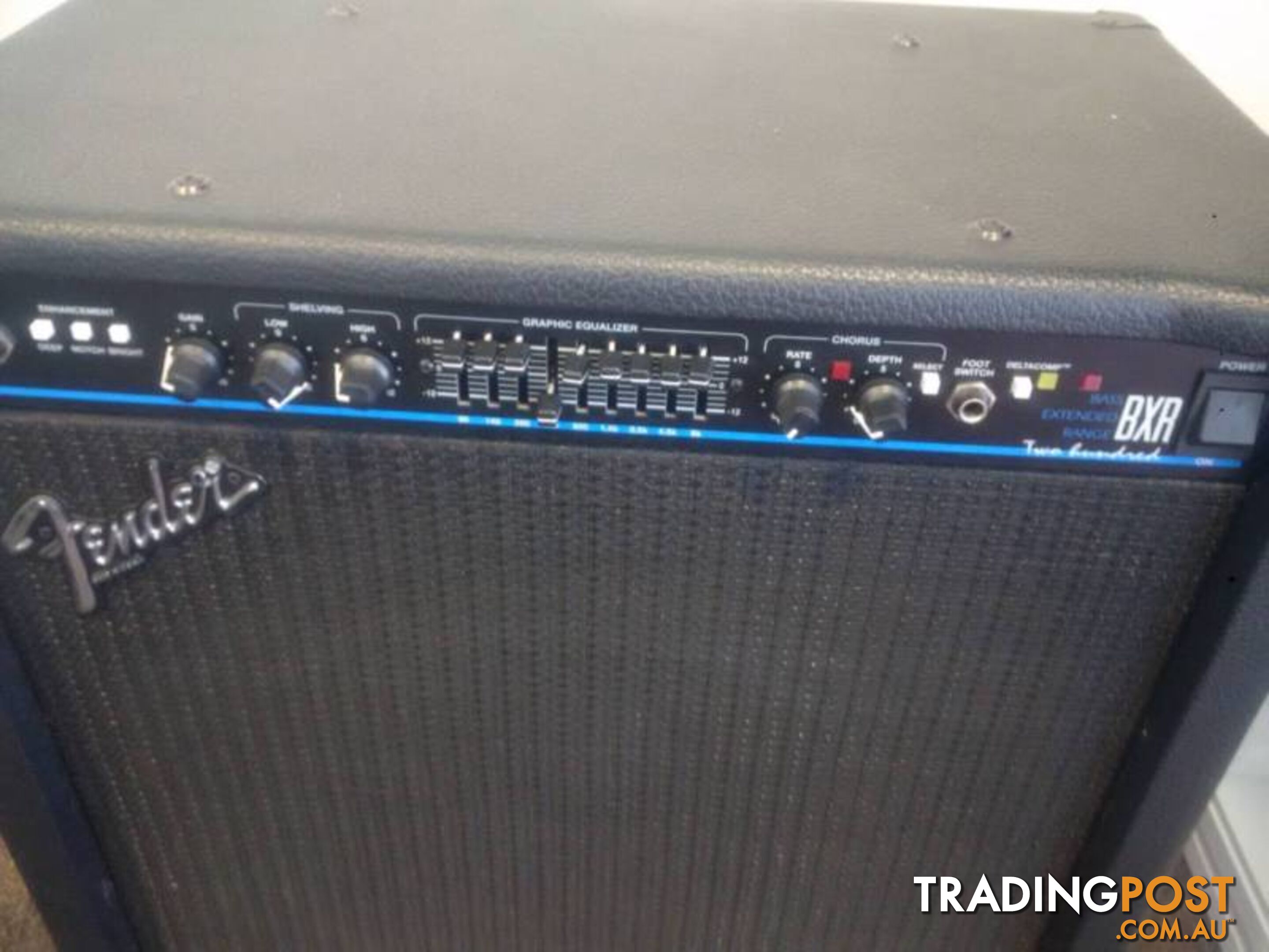 Fender Bass Amp, BXR-200, USA $750. Acoustic Guitar $60