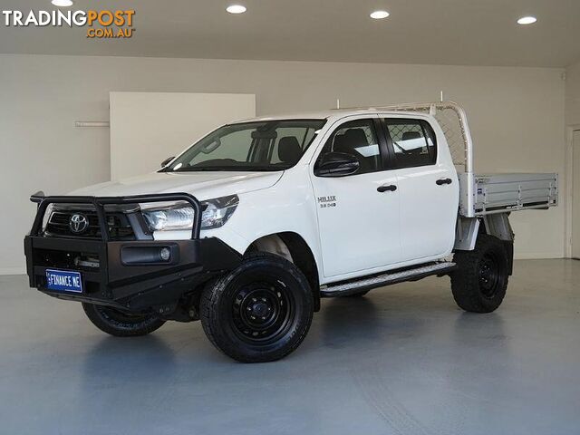 2022 TOYOTA HILUX SR GUN126R 4X4 DUAL RANGE DUAL CAB CAB CHASSIS