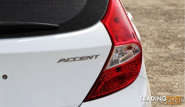 2013 HYUNDAI ACCENT ACTIVE RB HATCHBACK