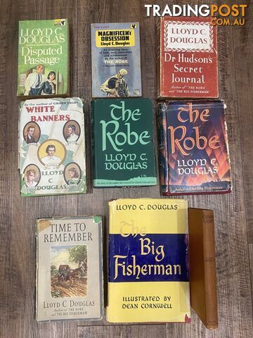 Various Titles by Lloyd C Douglas + Two Daughter's biography of their father -...