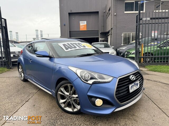 2015 Hyundai Veloster SR Turbo Blue Interior FS5 Series 2 MY16 Coupe