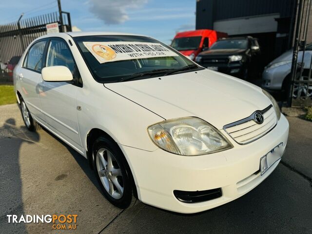 2004 Toyota Corolla Conquest ZZE122R Sedan