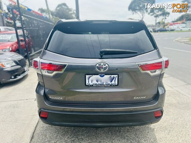 2015 Toyota Kluger Grande (4x2) GSU50R Wagon