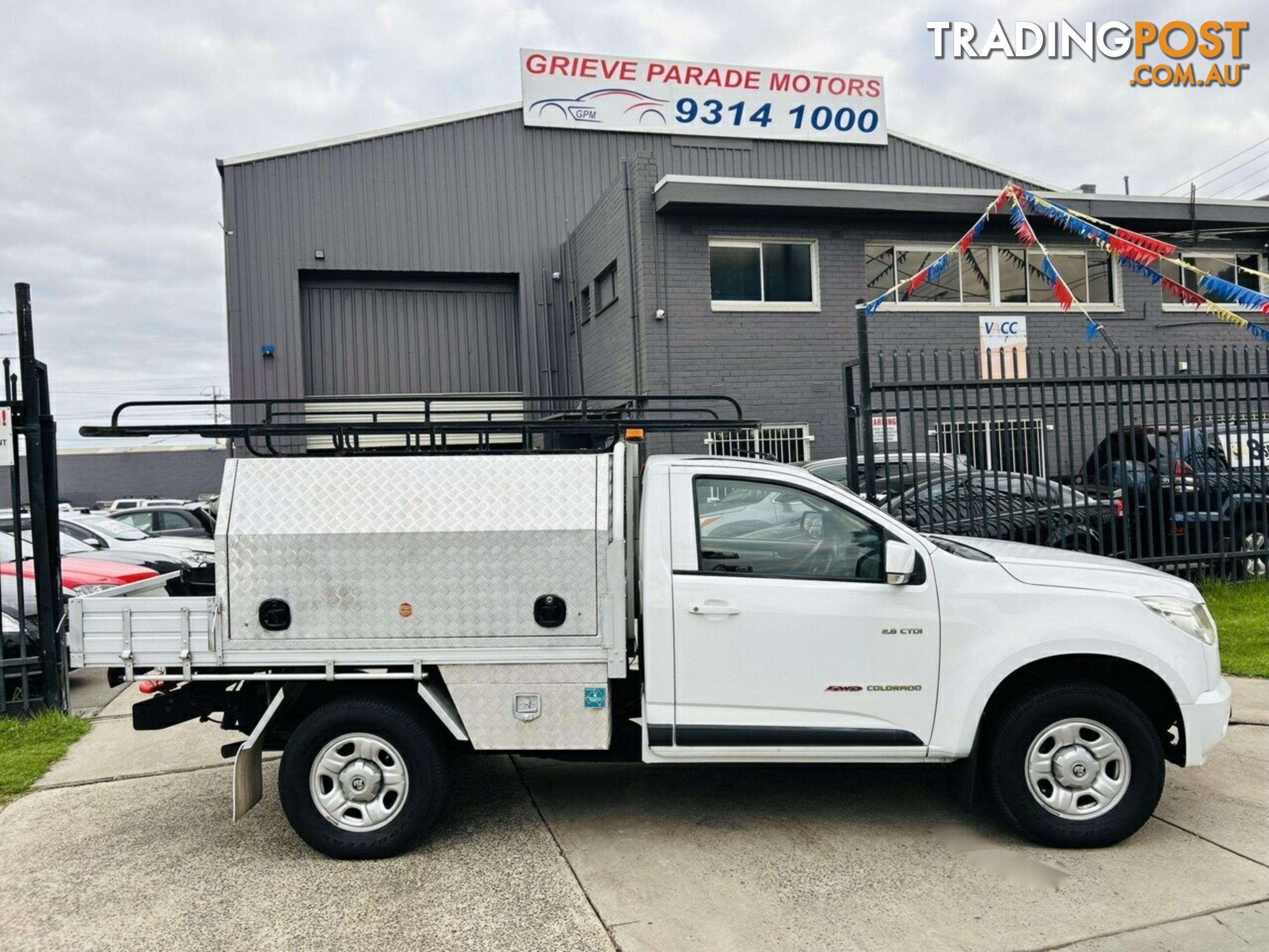 2012 Holden Colorado LX (4x4) RG Cab Chassis