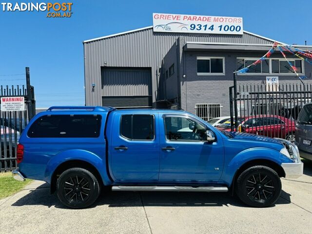 2012 Nissan Navara ST-X 550 (4x4) D40 MY12 Dual Cab Utility