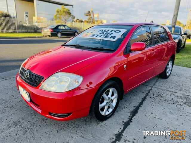 2003 Toyota Corolla Conquest Seca ZZE122R Hatchback