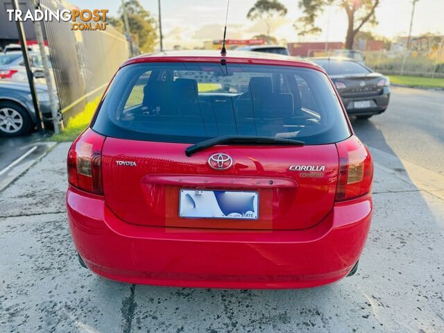 2003 Toyota Corolla Conquest Seca ZZE122R Hatchback