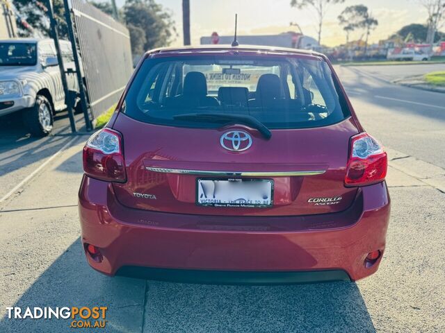 2010 Toyota Corolla Ascent ZRE152R MY10 Hatchback