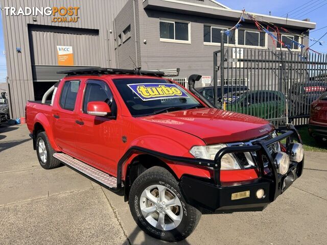 2012 Nissan Navara ST 25th Anniversary LE (4x4) D40 MY12 Dual Cab Pick-up