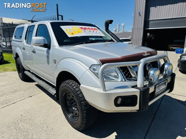 2012 Nissan Navara ST 25th Anniversary LE (4x4) D40 MY12 Dual Cab Pick-up