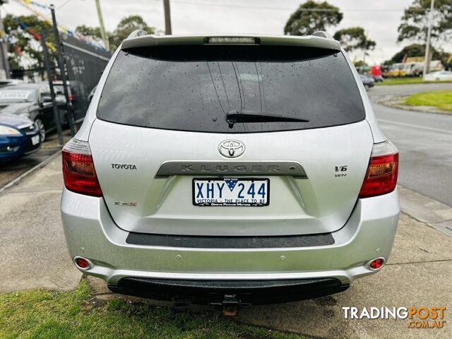 2008 Toyota Kluger KX-S (FWD) GSU40R Wagon