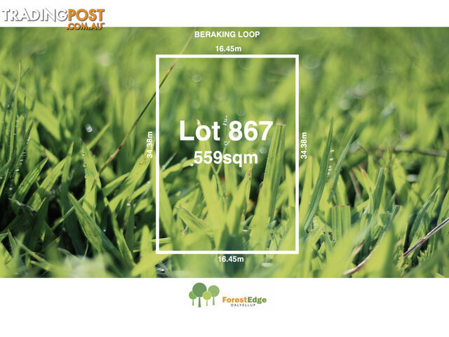 Lot 867 Beraking Loop DALYELLUP WA 6230