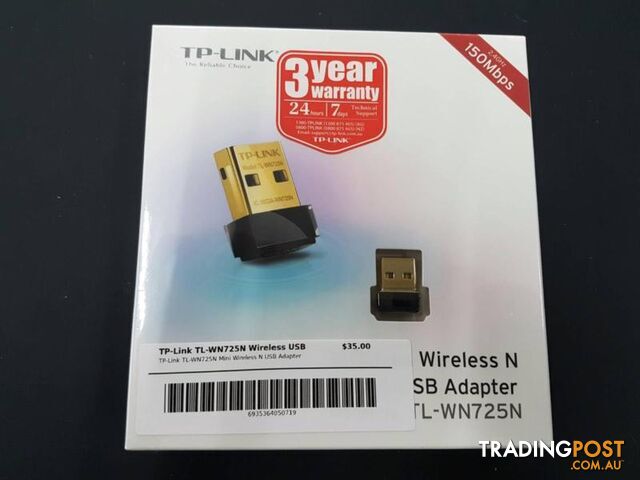 TP-LINK TL-WN725N Wireless USB Adapter