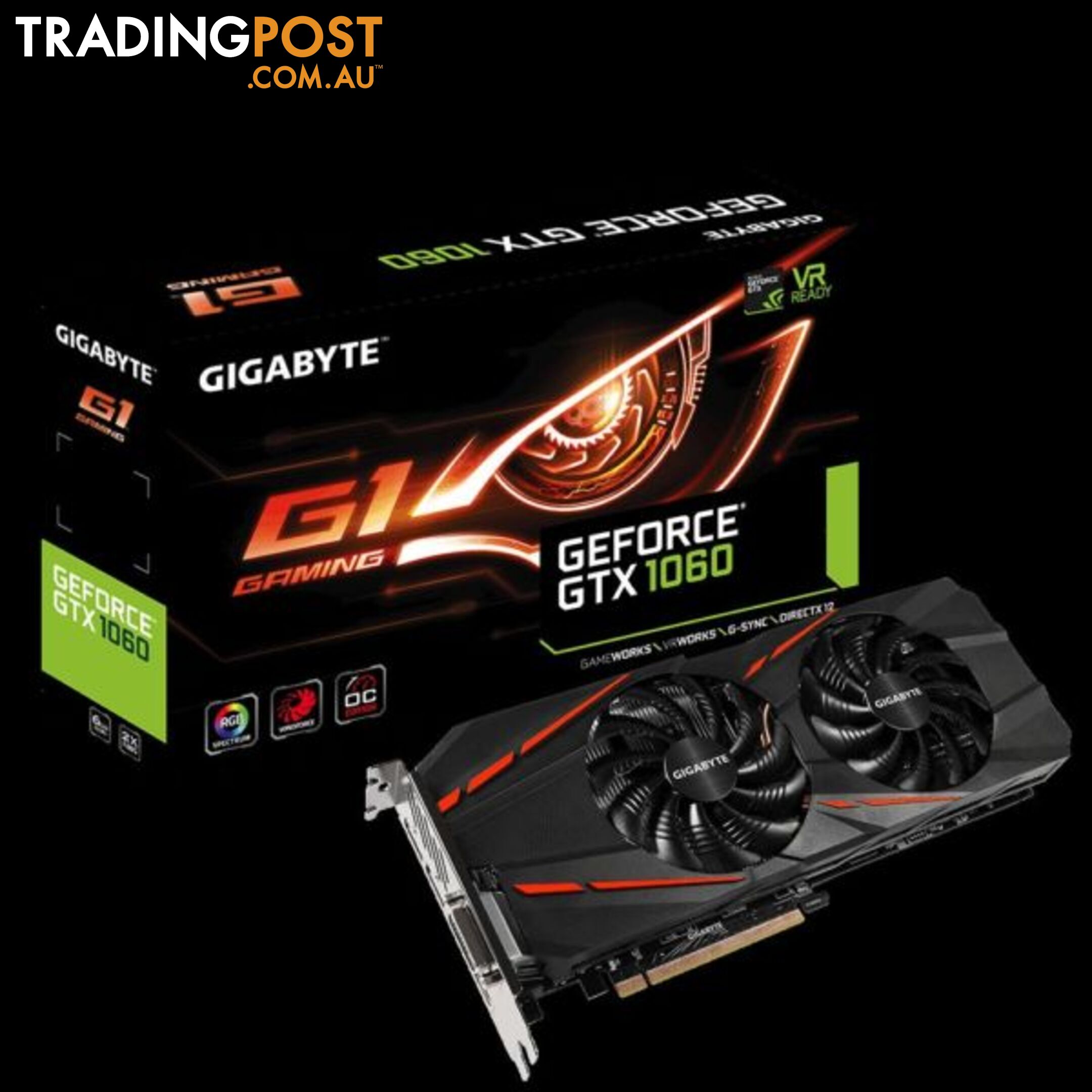 GTX 1060 6GB GEFORCE Nvida Graphics Card