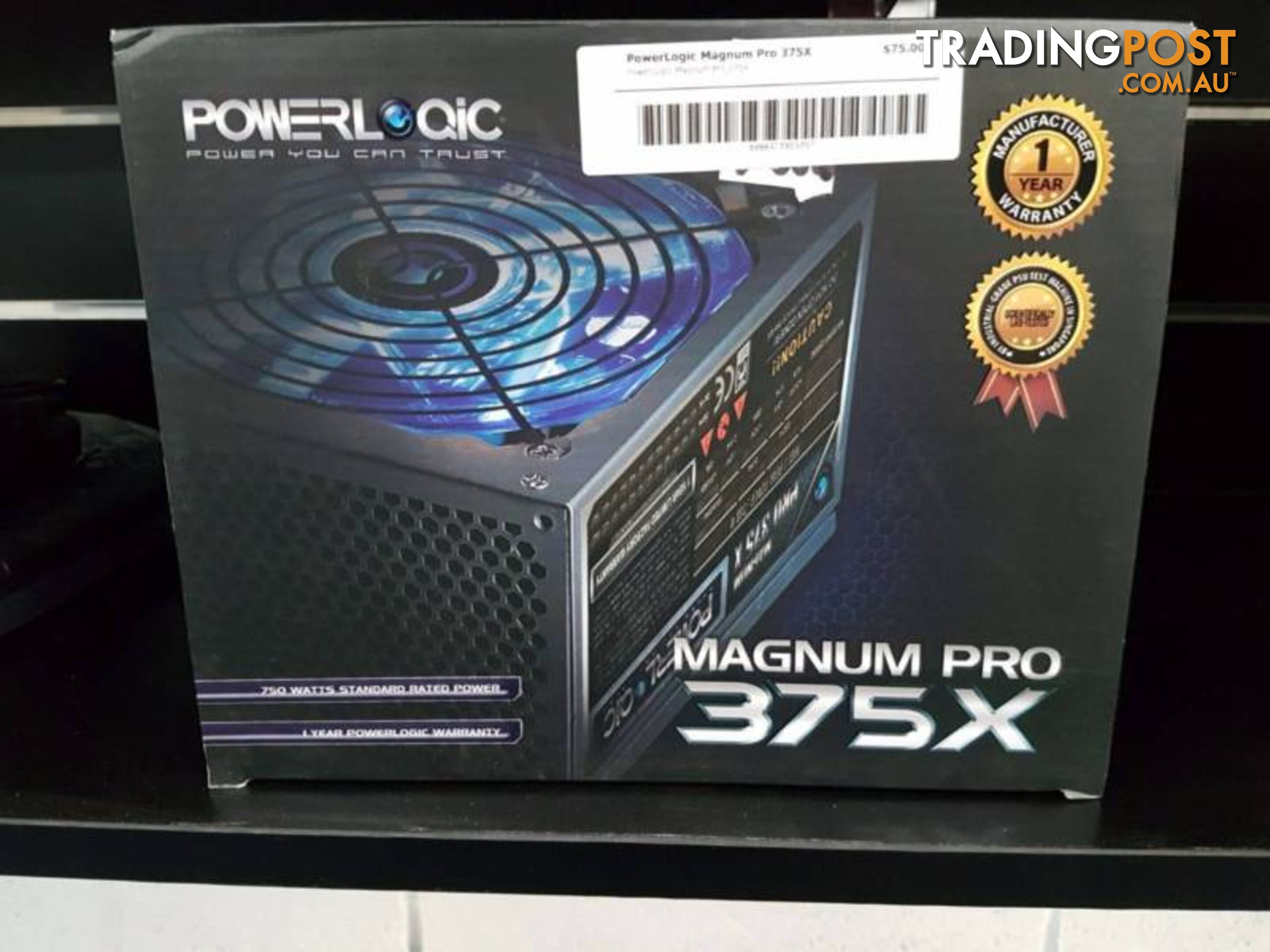 Power Logic 375X 750W ATX12V Power Supply