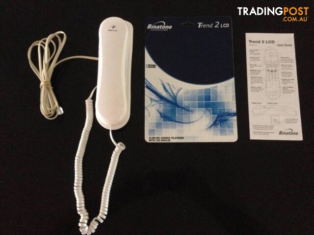 Binatone Trend 2 LCD Slimline Corded Telephone