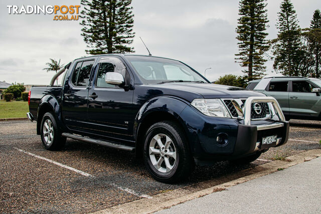 2013 NISSAN NAVARA ST-X 550 4X4 D/C PICKUP D40 SERIES 5 UTE