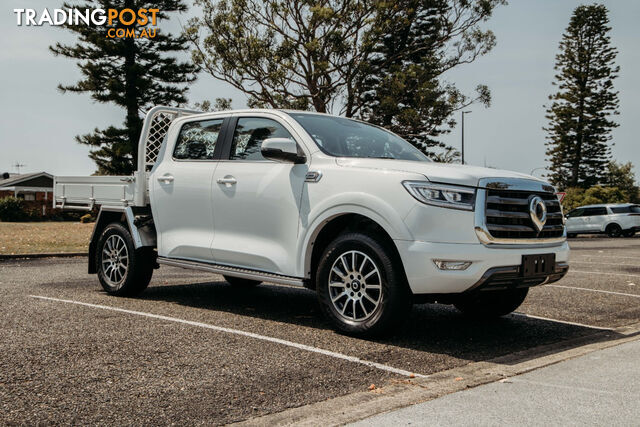 2024 GWM UTE CANNON CC  CAB CHASSIS