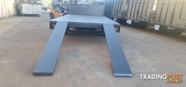14Ã7 TABLE TOP TRAILER 2800KGS GVM WITH ELECTRIC BRAKES ON FOUR WHEELS - photo 4 of 30