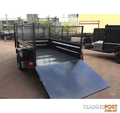 8Ã5 LAWN MOWER TRAILER WITH RAMP ASSISTED - photo 4 of 4