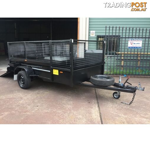 8Ã5 LAWN MOWER TRAILER WITH RAMP ASSISTED - photo 3 of 4