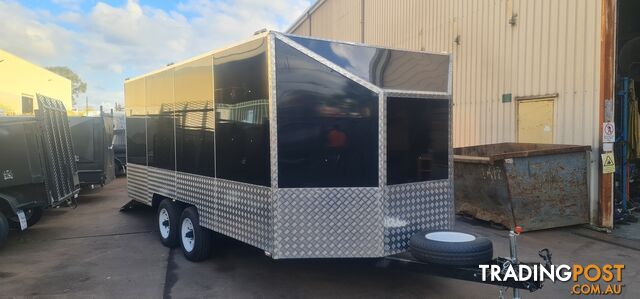 16X8FT ENCLOSED TRAILER WITH DROP DOWN RAMP 3500KGS - photo 5 of 26
