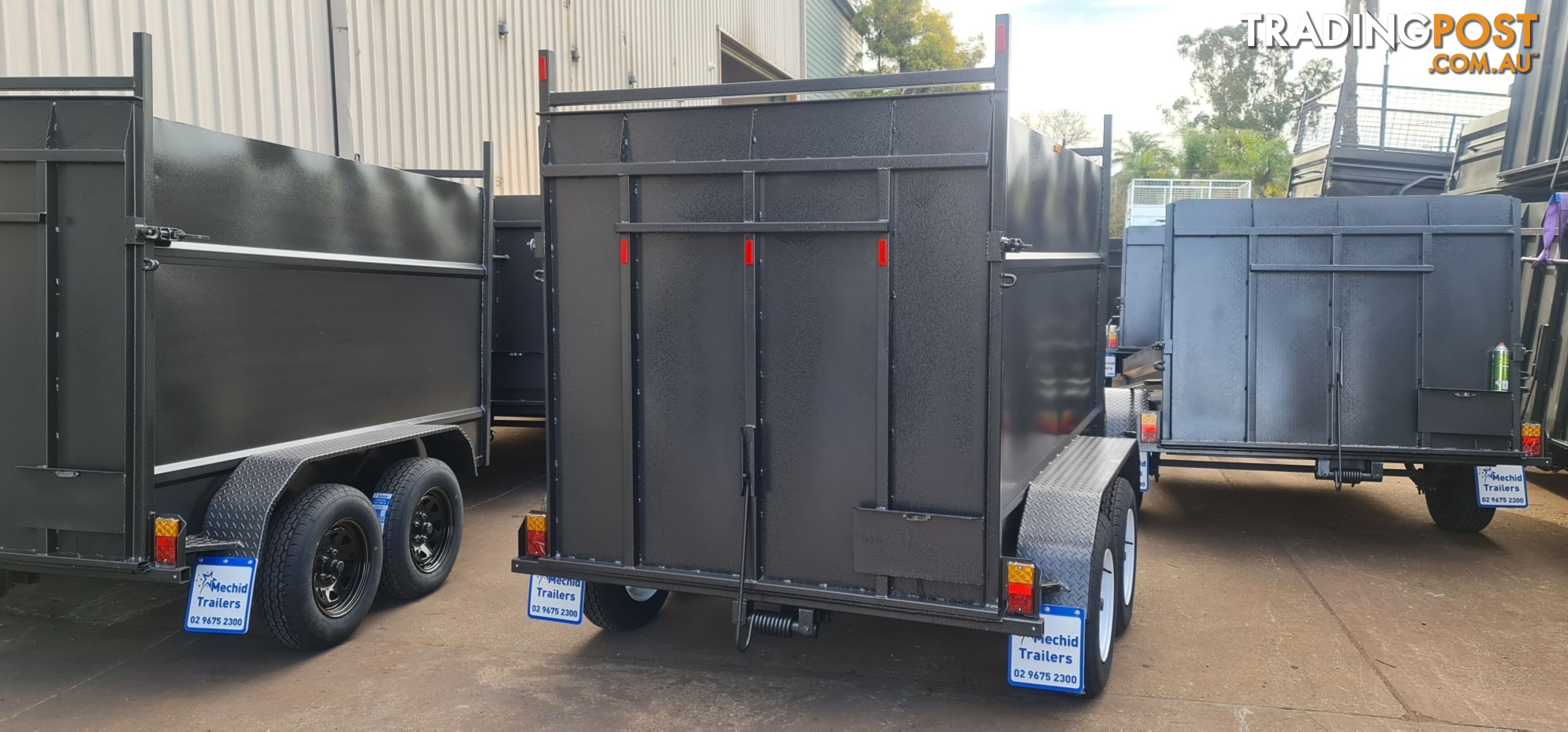 8Ã5 ENCLOSED TRAILER 2000KGS GVM WITH DROP DOWN RAMP