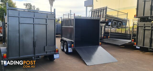 8Ã5 ENCLOSED TRAILER 2000KGS GVM WITH DROP DOWN RAMP