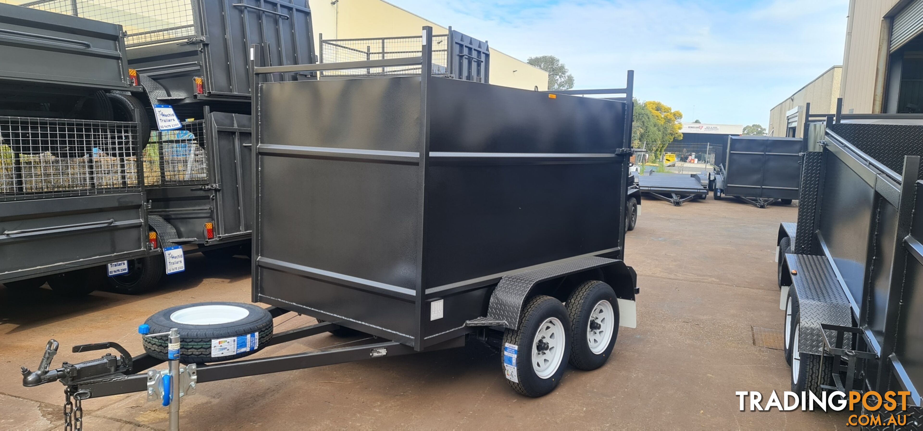 8Ã5 ENCLOSED TRAILER 2000KGS GVM WITH DROP DOWN RAMP