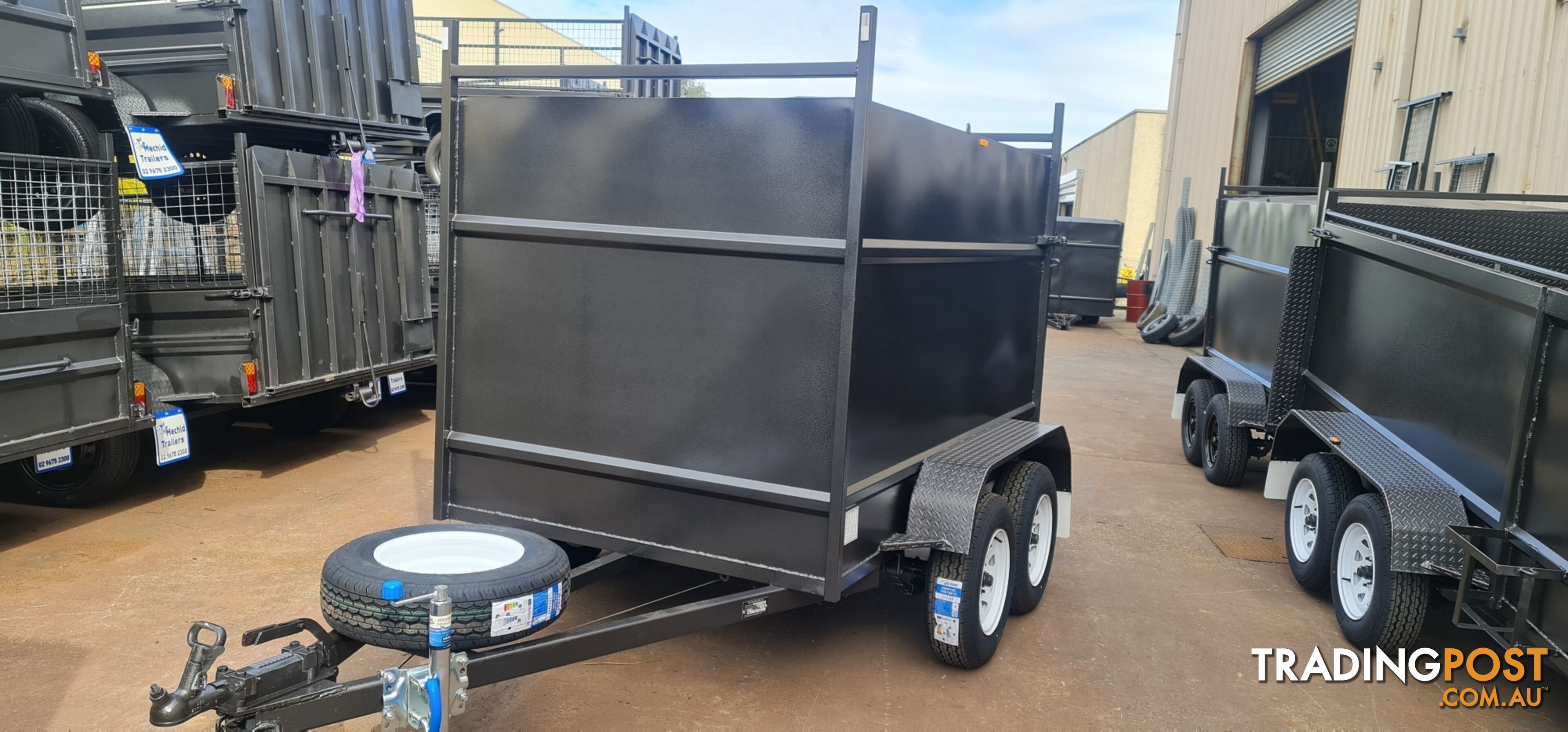 8Ã5 ENCLOSED TRAILER 2000KGS GVM WITH DROP DOWN RAMP