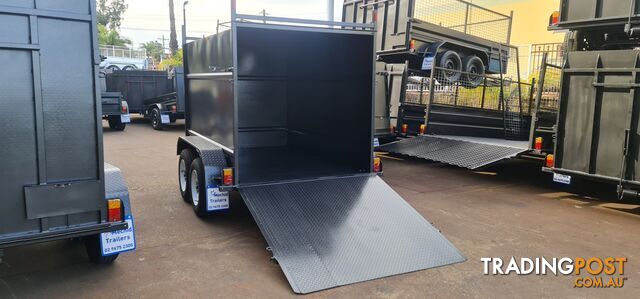 8Ã5 ENCLOSED TRAILER 2000KGS GVM WITH DROP DOWN RAMP