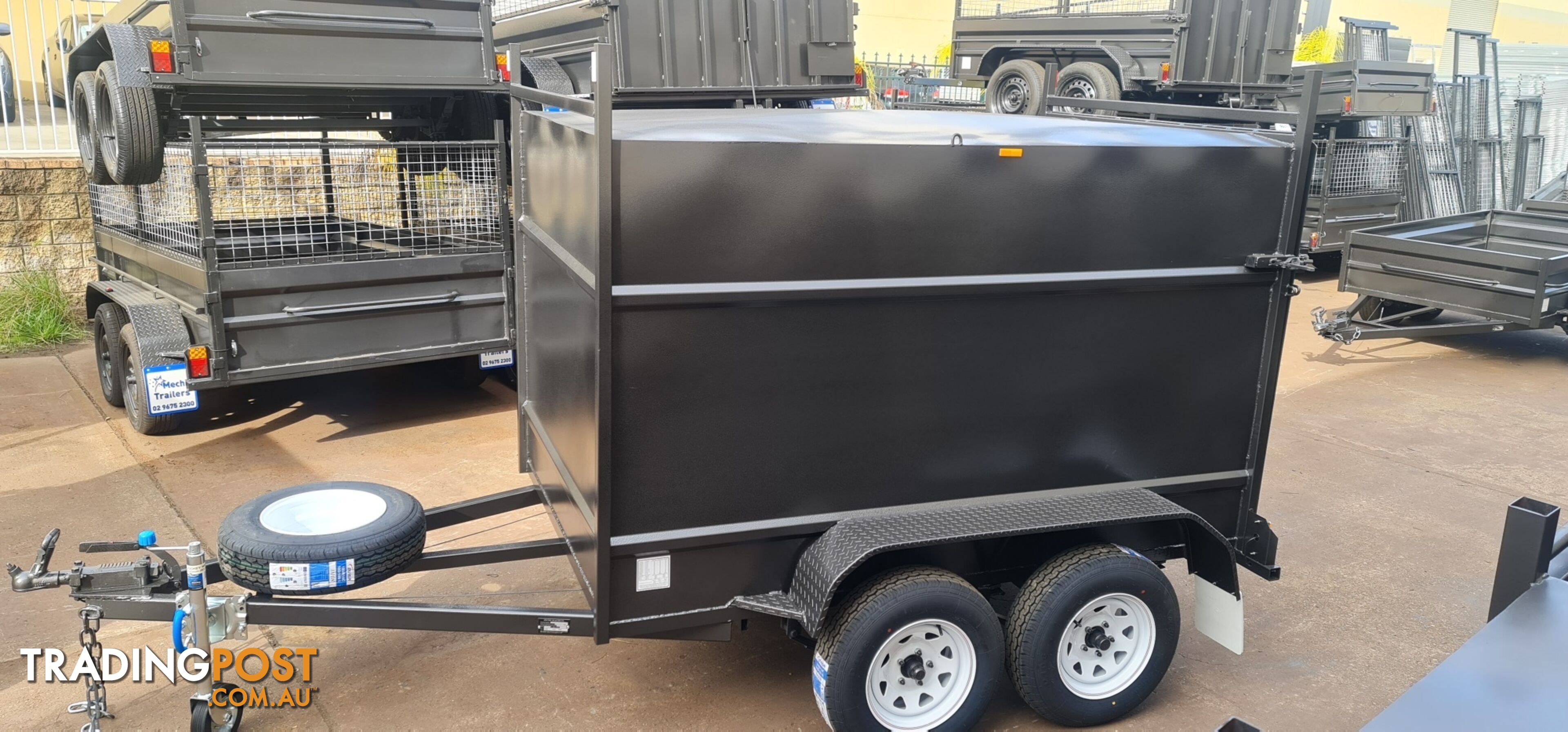 8Ã5 ENCLOSED TRAILER 2000KGS GVM WITH DROP DOWN RAMP